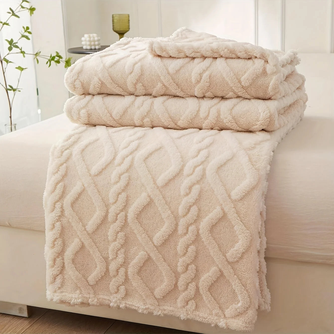 Fleece Blanket, Lightweight , Bed Cover, Sofa, Nap Blanket