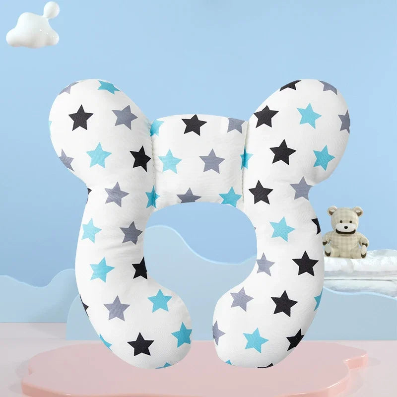 Multi-Functional Stroller Pillow U Shaped Soft Cotton