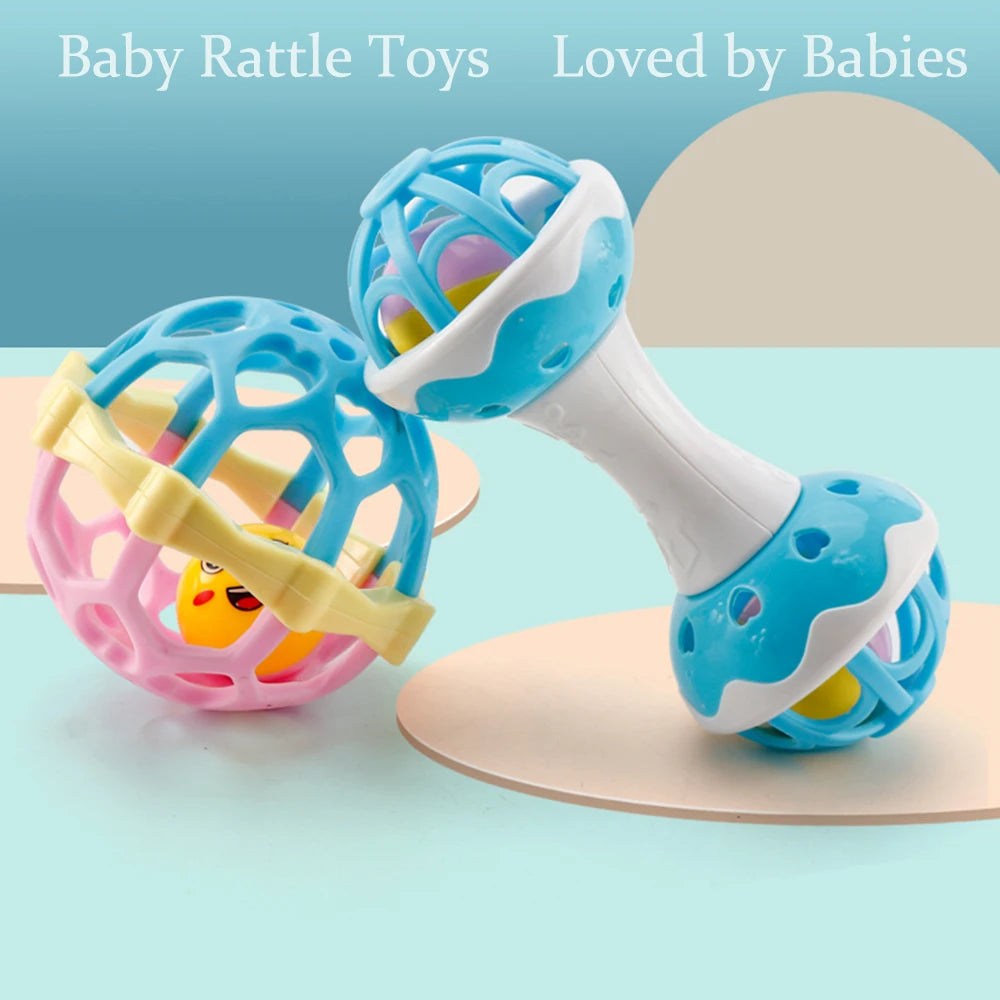 Baby toys,Baby rattle, fine motor and sensory toy, Suitable for infants aged 3, 6, 9, and 12 months