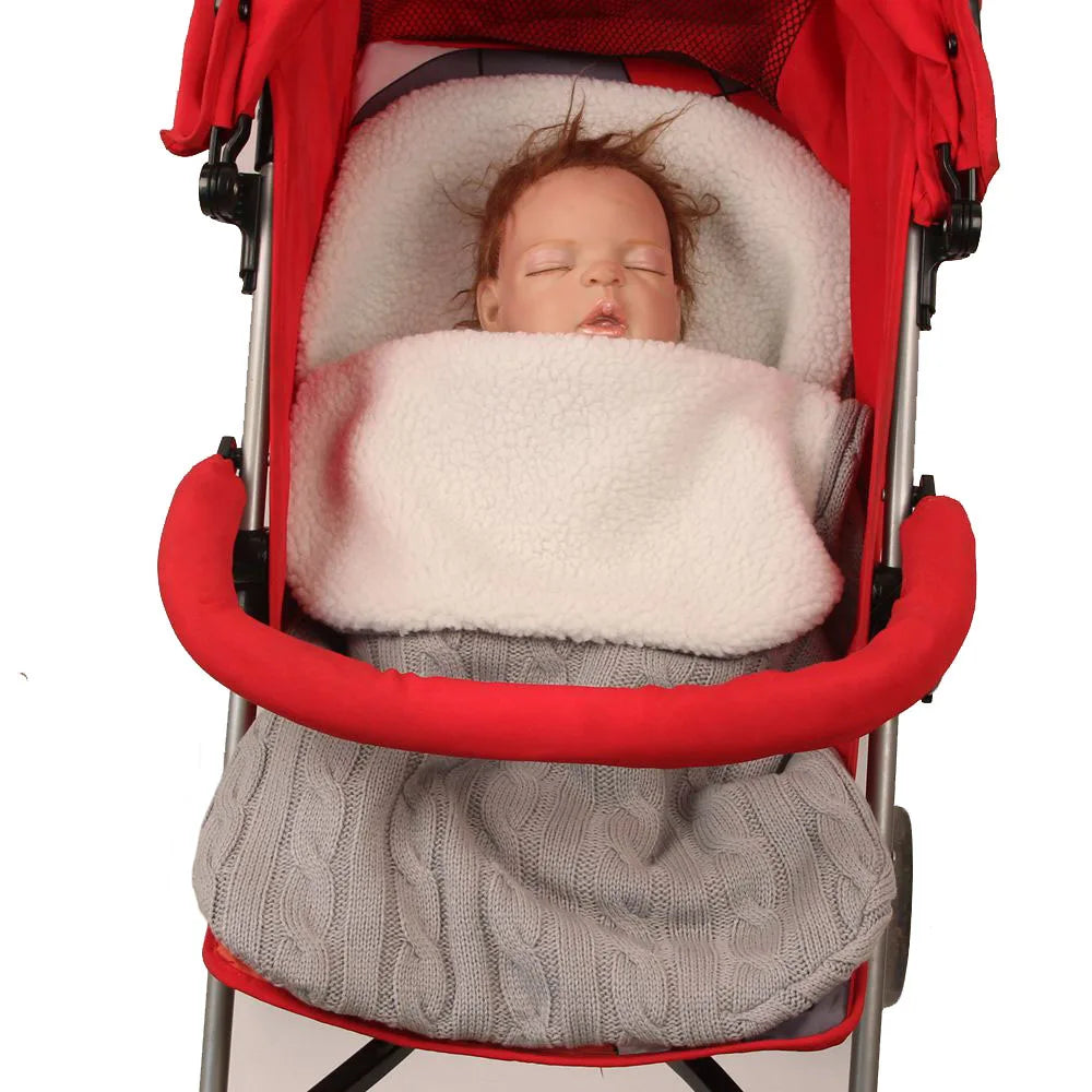 Baby Blanket & Swaddling For Newborn, Soft Thermal Fleece Blanket, Cotton