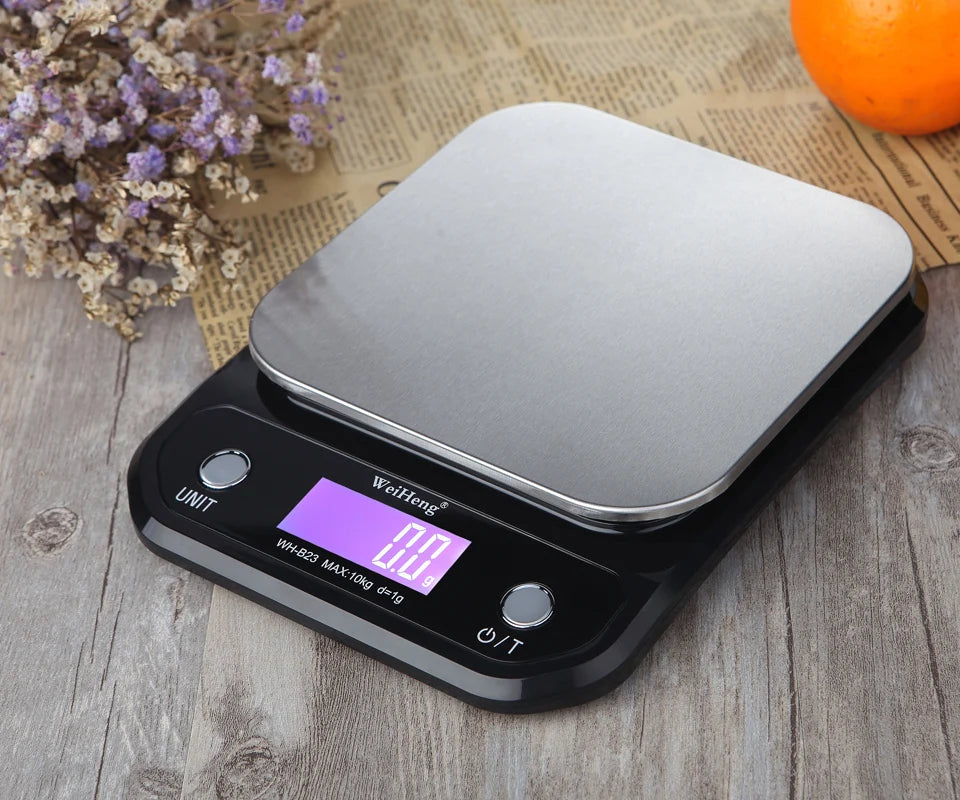 Kitchen Digital Scale with LCD Display Unit g/oz/ lb Household Portable Table Scale For Food Baking Weighing