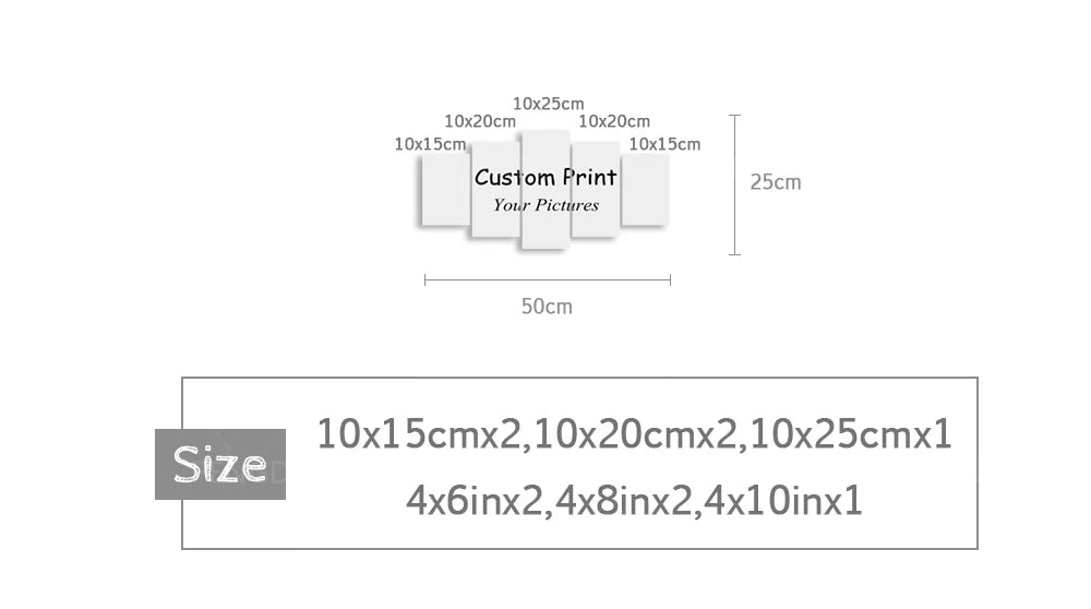 Wall Art Home Decor Framework Canvas Pictures 5 Pieces Paintings HD Prints  Living Room Custom Made Poster PENGDA