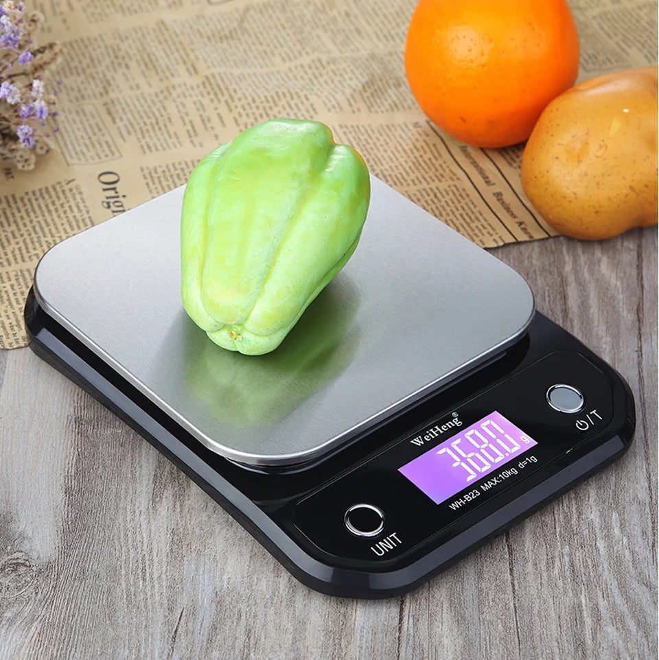 Kitchen Digital Scale with LCD Display Unit g/oz/ lb Household Portable Table Scale For Food Baking Weighing