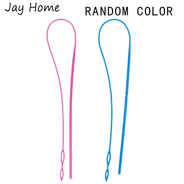 Flexible Drawstring Threader, Loop Turner, Metal Hook Tweezers, Flat Plastic Threader