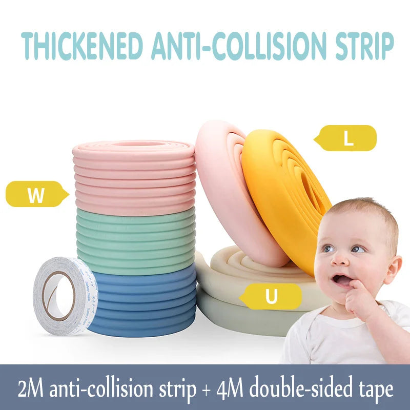 2M Baby Safety Protection Tape For Corners, Angles, and Edges On Furniture
