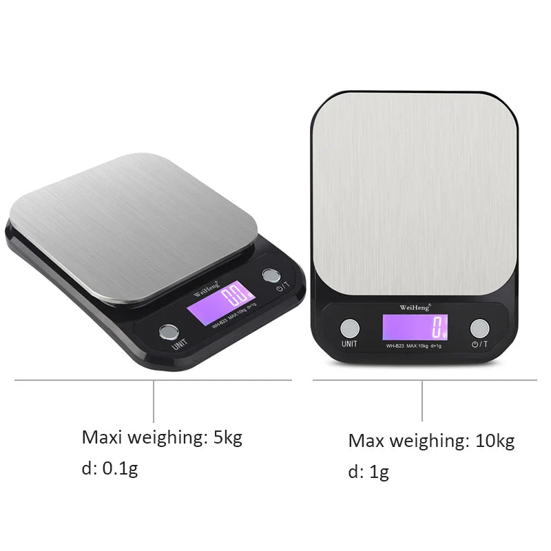 Kitchen Digital Scale with LCD Display Unit g/oz/ lb Household Portable Table Scale For Food Baking Weighing