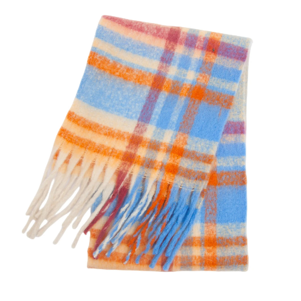 2025 Winter Thick Warm Scarf , Plaids different colors