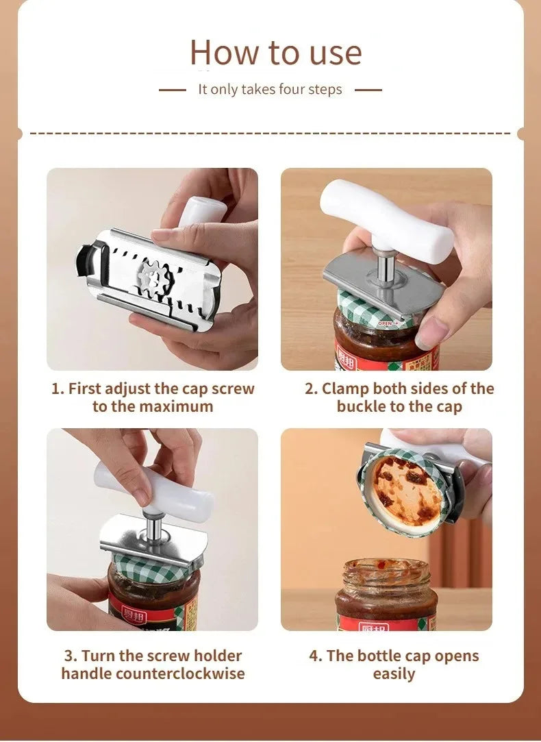 Glass Jar Opener, Adjustable