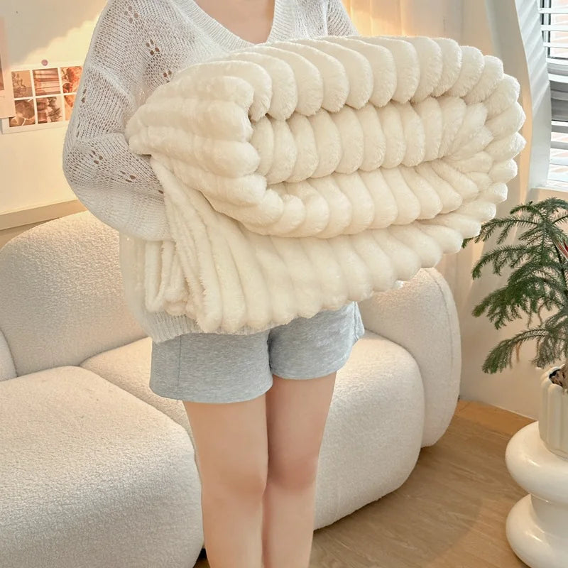 Soft, Plush Blanket For Sofa or Double Bed