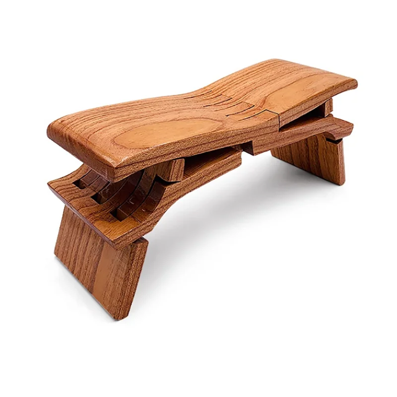 Luban-Solid Wood Folding Stool, Whole Wood, Board-Free, Multi-Functional, Small