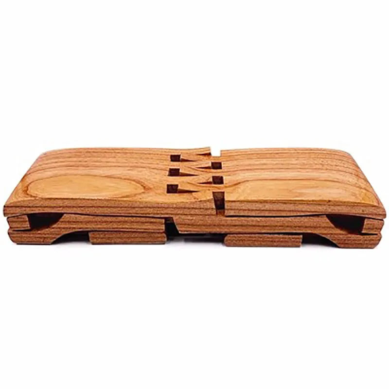 Luban-Solid Wood Folding Stool, Whole Wood, Board-Free, Multi-Functional, Small