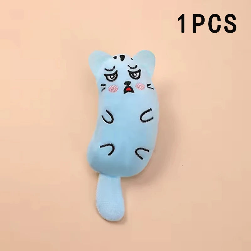 Cartoon Animal Toys, Durable Bite-Resistant, Plush Interactive Cat Toys
