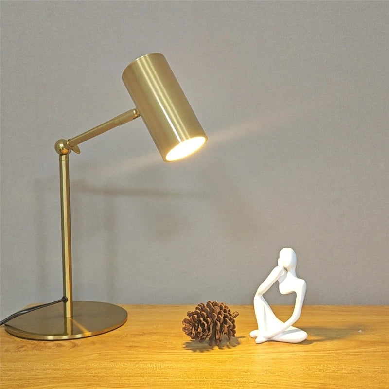 Modern Creative Golden Table Lamps Eye Protection Study Reading Desk Lamp Nordic Living Room Bedroom Bedside Decor Table Light
Modern Golden Table Lamp, Desk, Bedside, Table