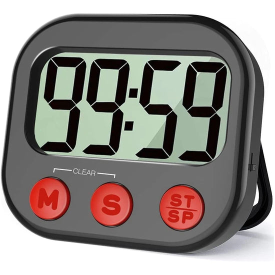 Kitchen Timer, Digital Visual Timer Magnetic Clock Stopwatch Countdown Timer