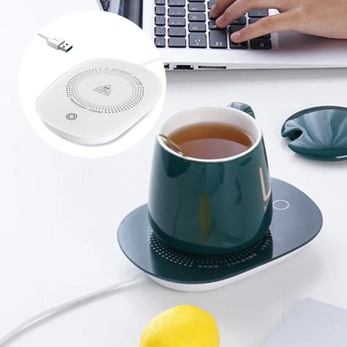 1 PCS Electric Heated Coffee Mug Heating Coaster for Home Office Milk Tea Water Heating Mat Smart Thermostatic Warmer Pad
























































































1 PCS Electric