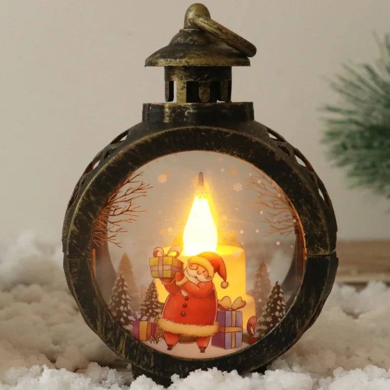 Christmas Decorations Retro Night Lights, Window Ornaments