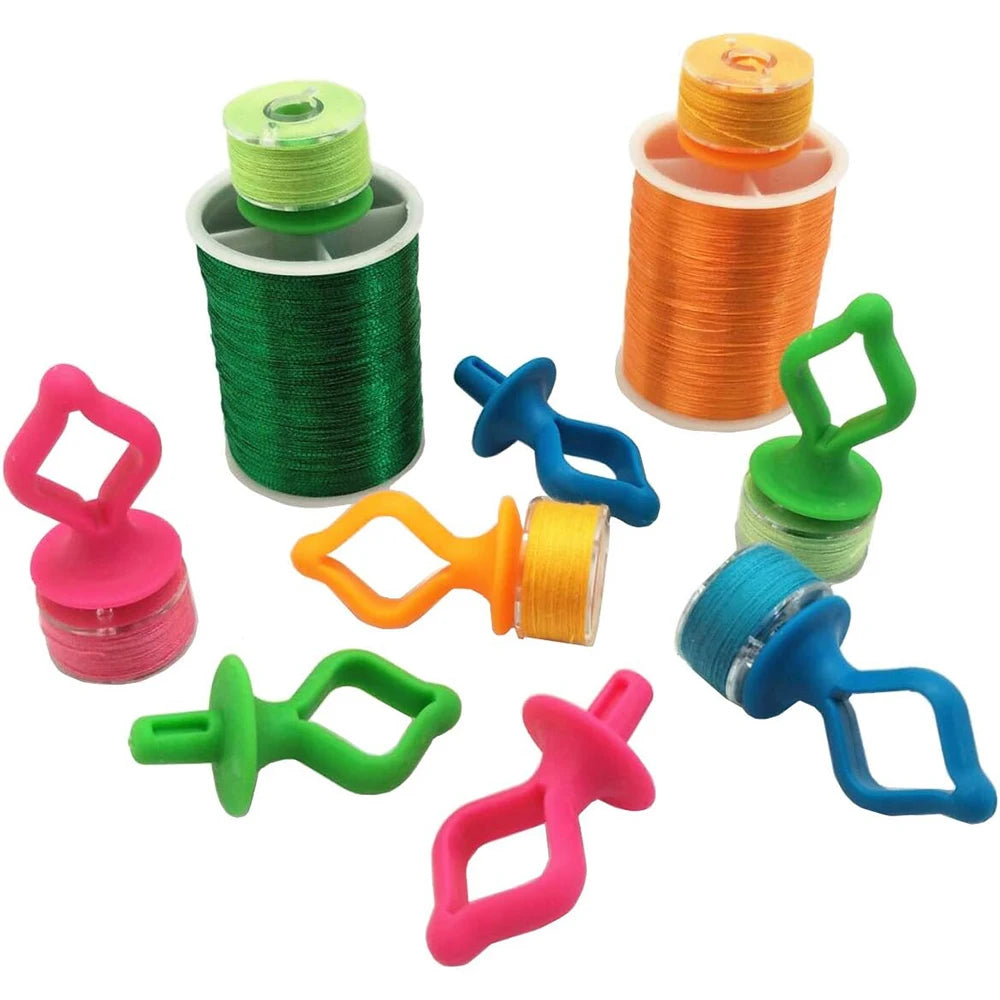 Sewing Bobbin Spool Huggers/Holder/Clamp Clips will  Keeping Threads from Unwinding in storage