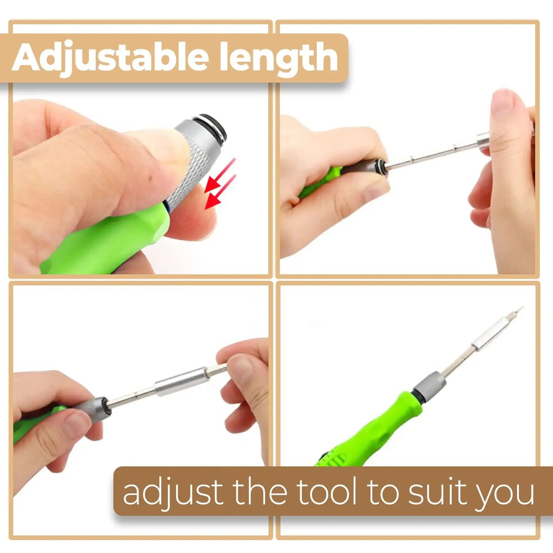Mini 32-in-1 Precision Screwdriver Set, Magnetic Phillips Bits, Repair Kit Phone, Watch, Glasses