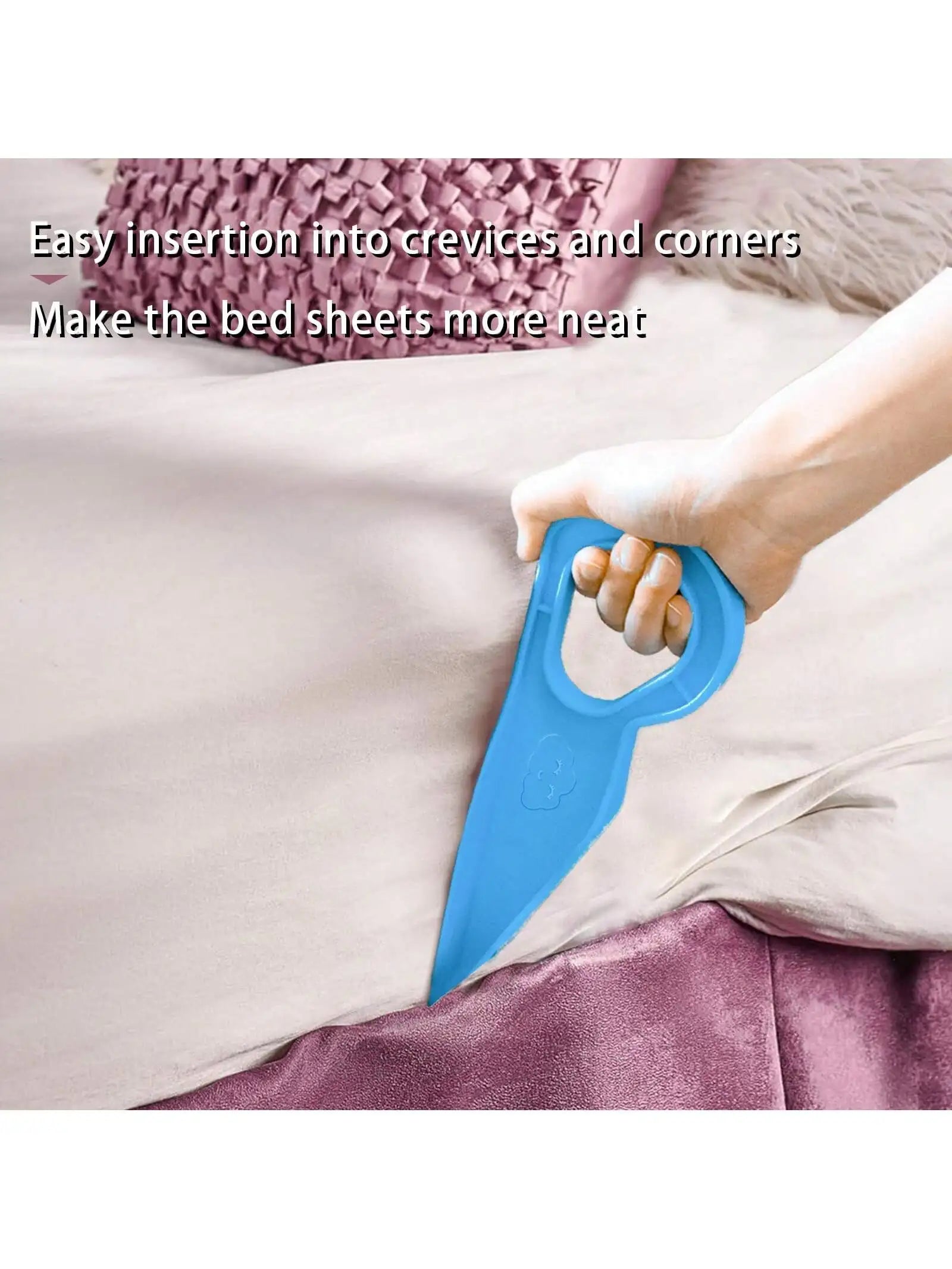 ﻿
1/2 pcs Mattress Lifter Tool for Changing, Removing. Bed Skirts, Wedge