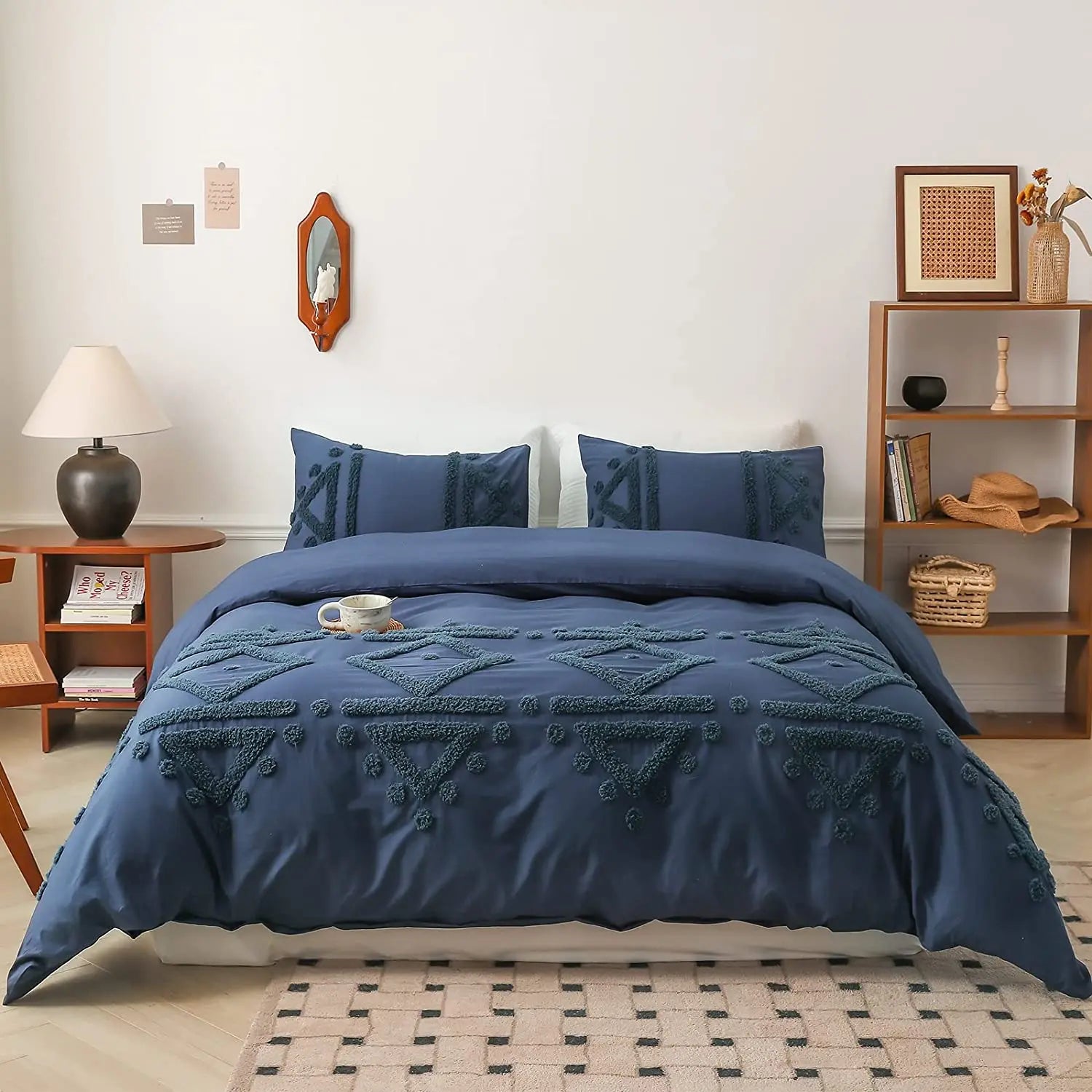 Simple & Opulent Bedding Set 3PCS 100% cotton