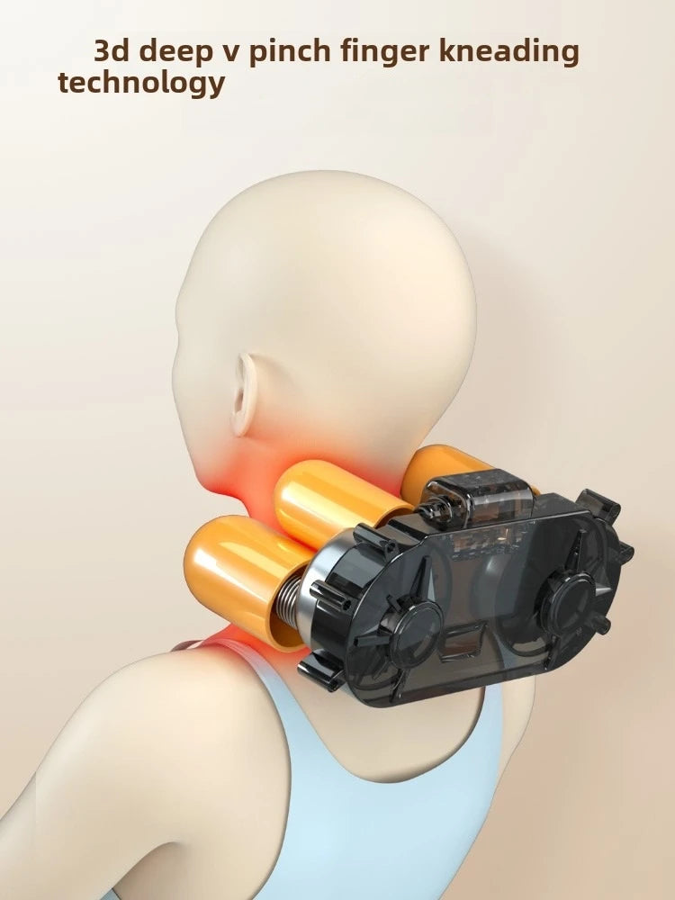 JAIYORL Shiatsu Neck Massage Pillow Electric Back Cushion Deep Massage with Heat Relax Muscles