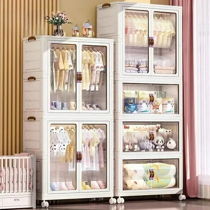 Baby's Bedroom Closets Wardrobe Transparent Stable