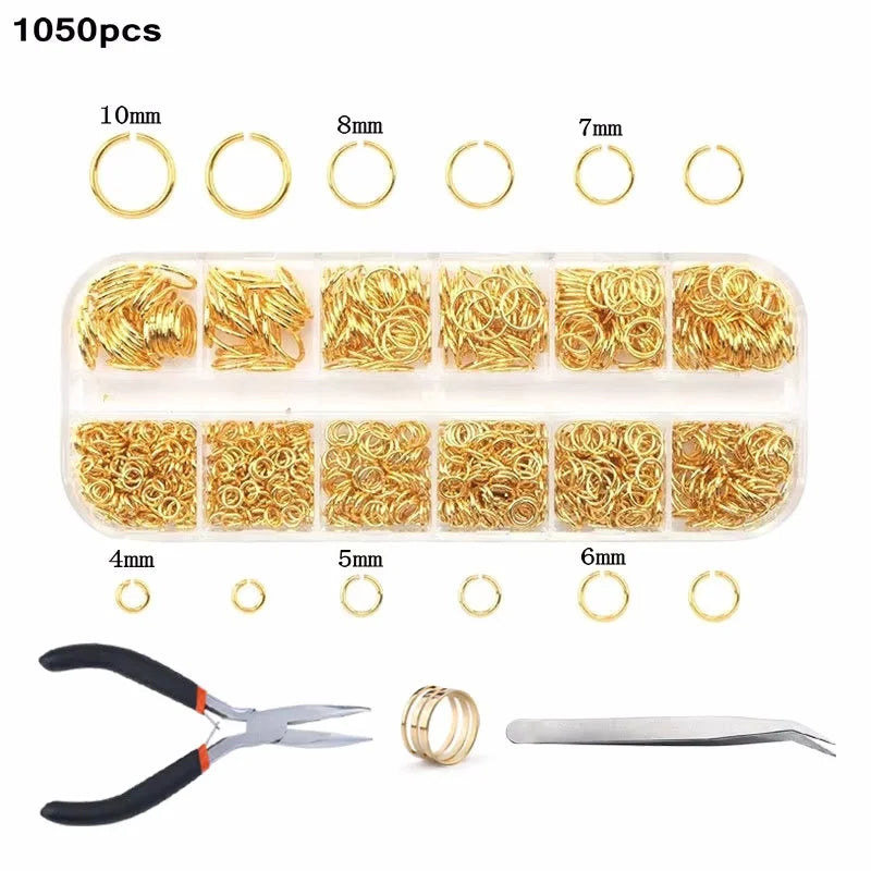 Jewelry Making Supplies Kit With Tools, Earring Charms, Jewelry Wires, Findings