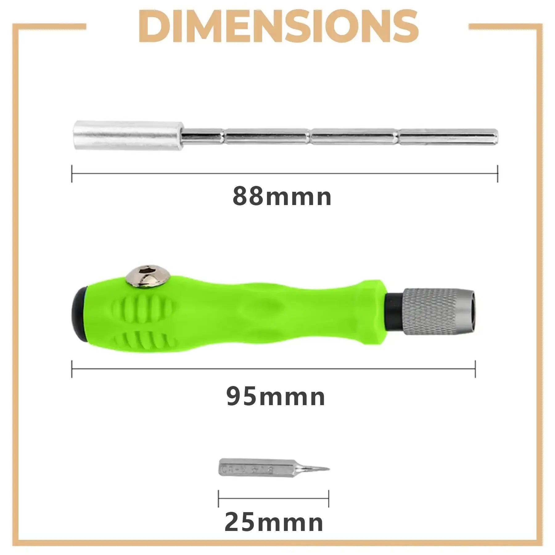 Mini 32-in-1 Precision Screwdriver Set, Magnetic Phillips Bits, Repair Kit Phone, Watch, Glasses