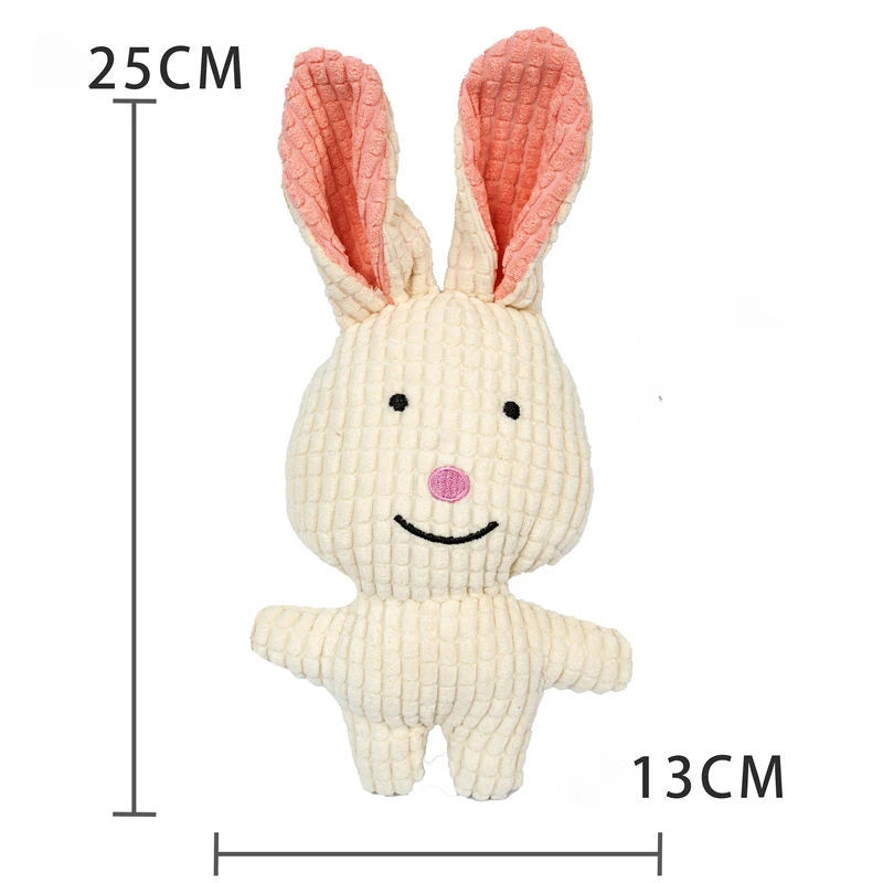 Plush Companion Sleeping Duck Dog Toys for Small Large Dogs Bite Resistant Teeth