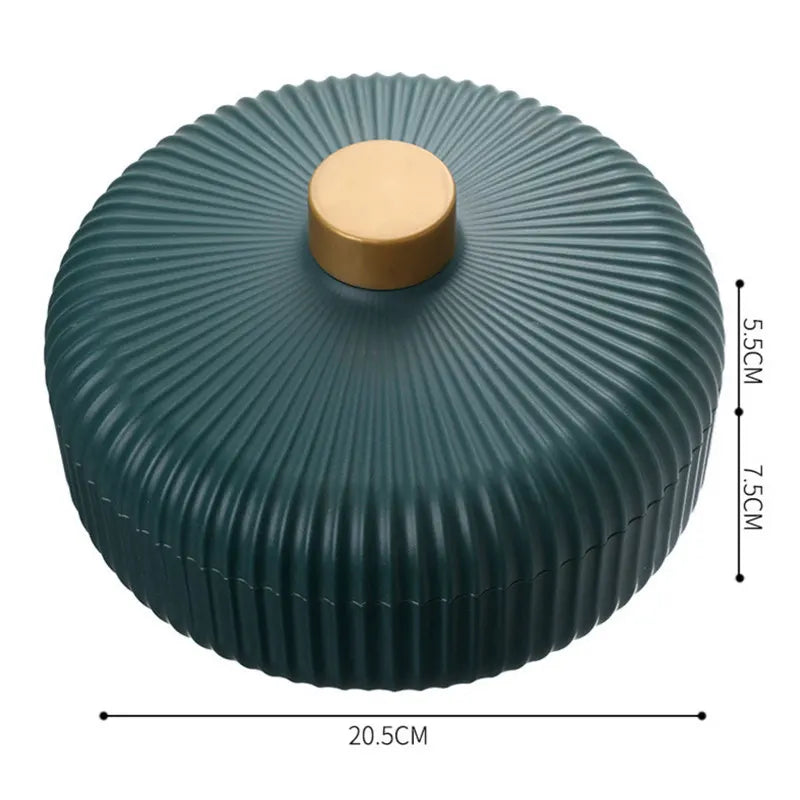 3 Compartment Food Storage Tray With Cover