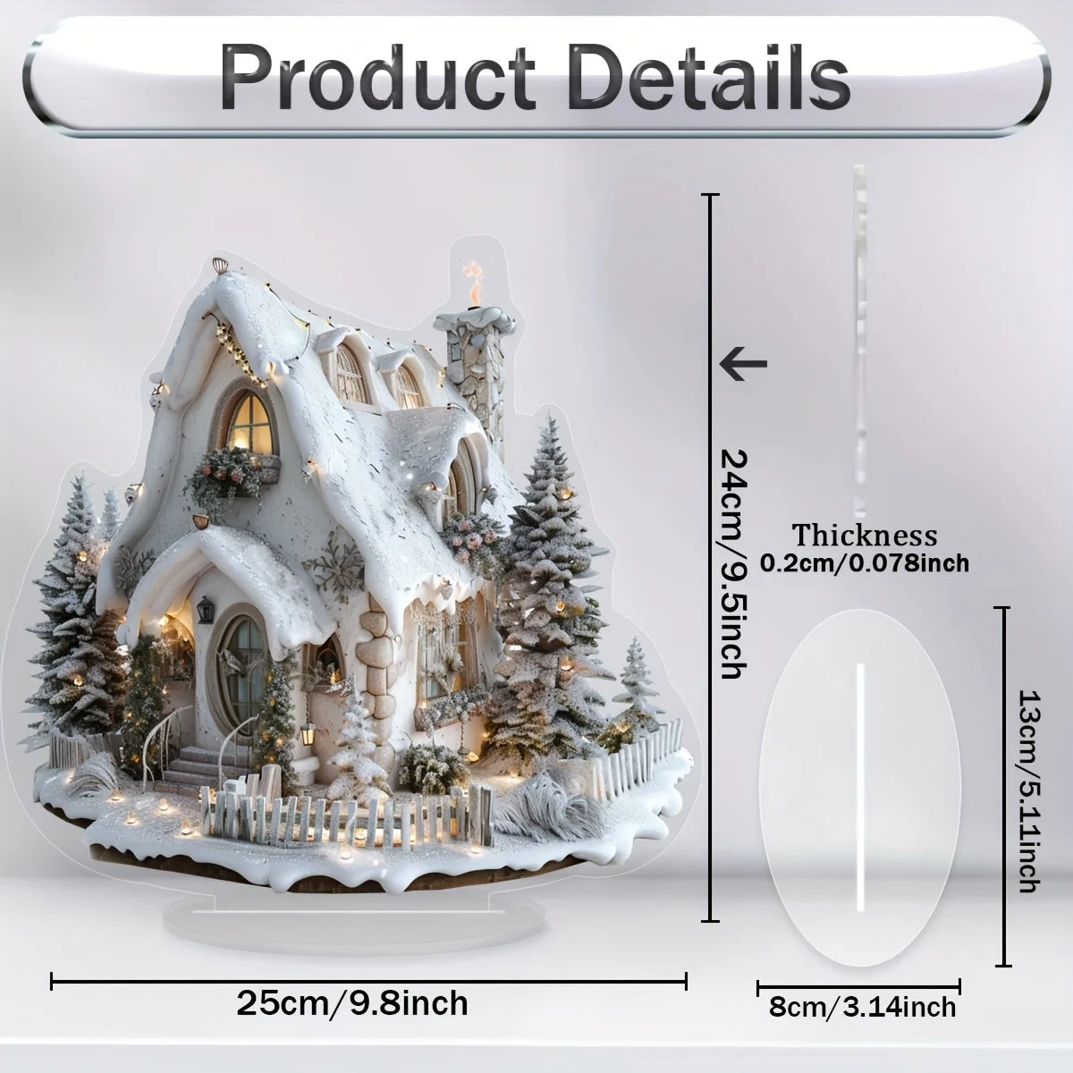 Bohemian Style Christmas House, Christmas Decoration