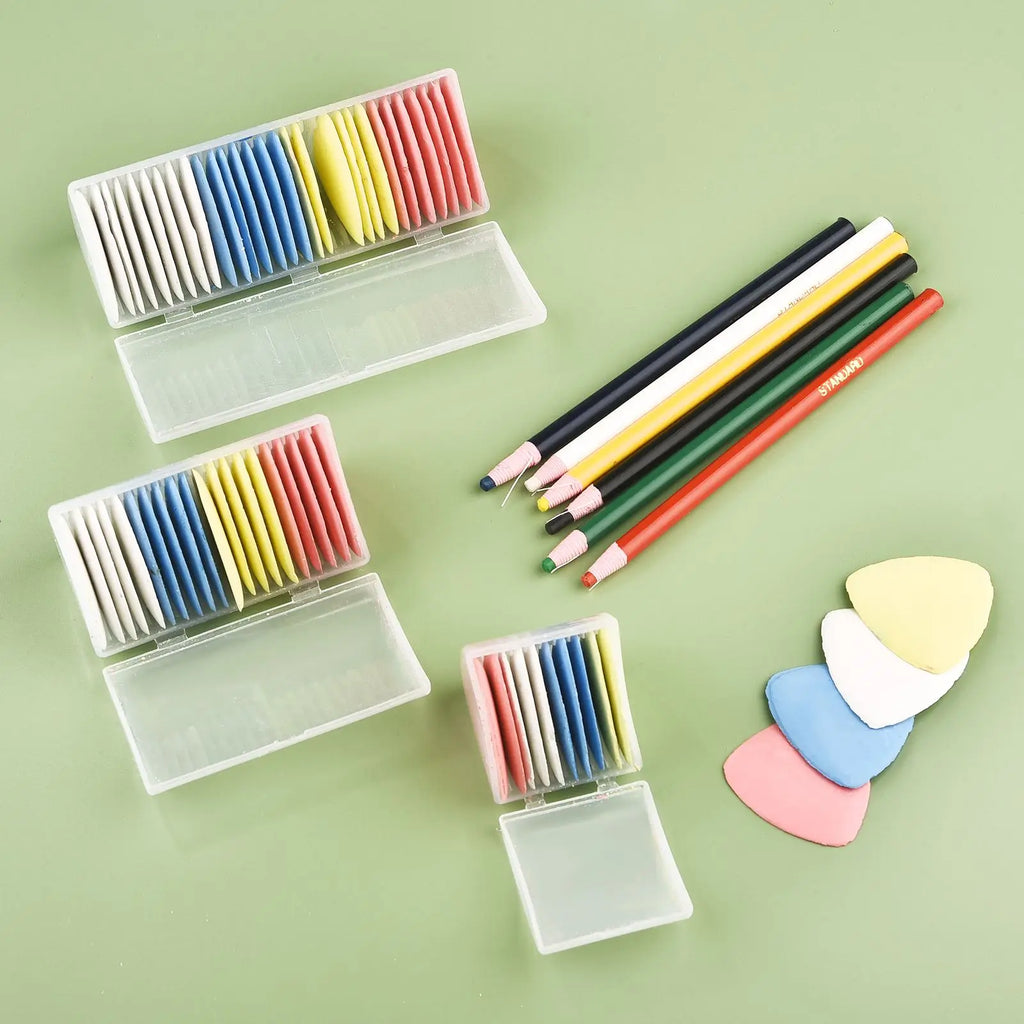 Chalk Fabric Markers Triangle and Pencil