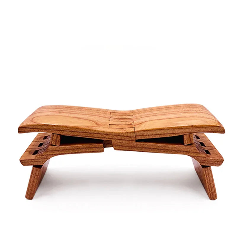 Luban-Solid Wood Folding Stool, Whole Wood, Board-Free, Multi-Functional, Small