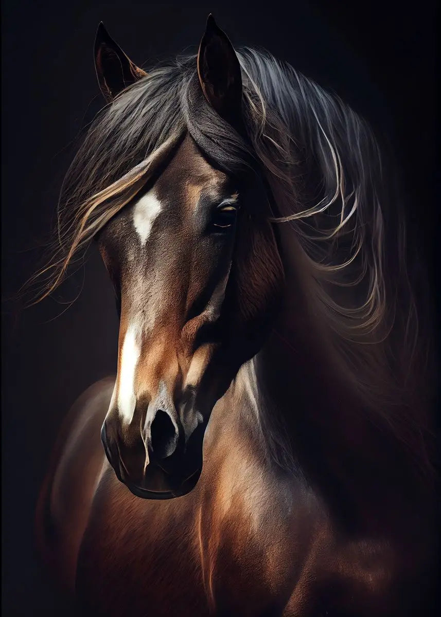 Watercolors Of Various Styles Horses Canvas Wall Art