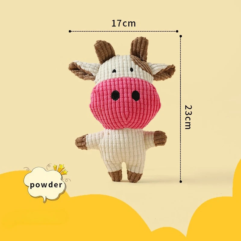 Plush Companion Sleeping Duck Dog Toys for Small Large Dogs Bite Resistant Teeth