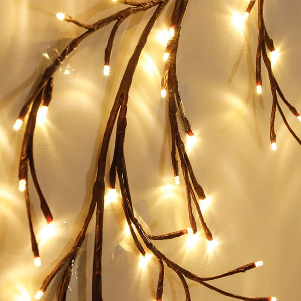 Outdoor/Indoors Solar Tree and Vine 96LED Lights Waterproof