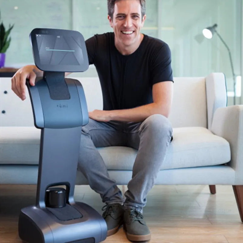 Smart Multiple Modes Temi AI Service Robot with ChatGpt Face Recognition Voice Interaction Reception Robot
