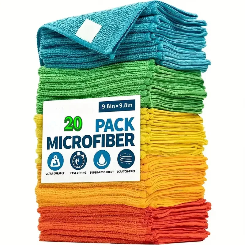Microfiber cleaning Cloth, Durable, Absorbent