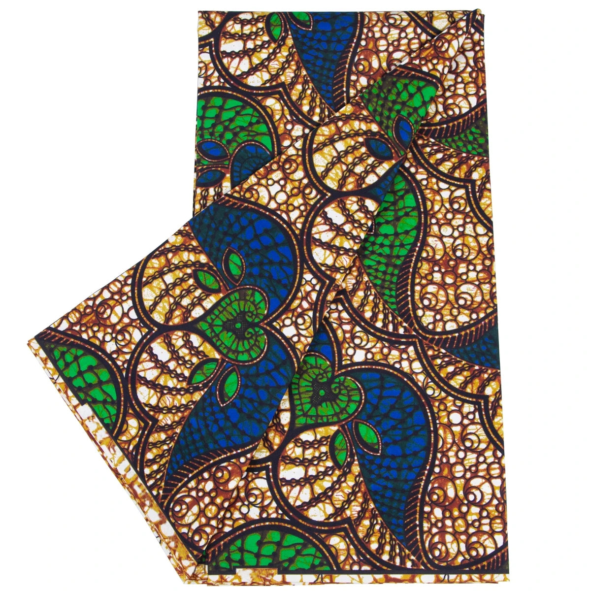 Ankara African Double Print Batik, Real Wax Fabric, Sewing Wedding Dress, Quilting, Polyester