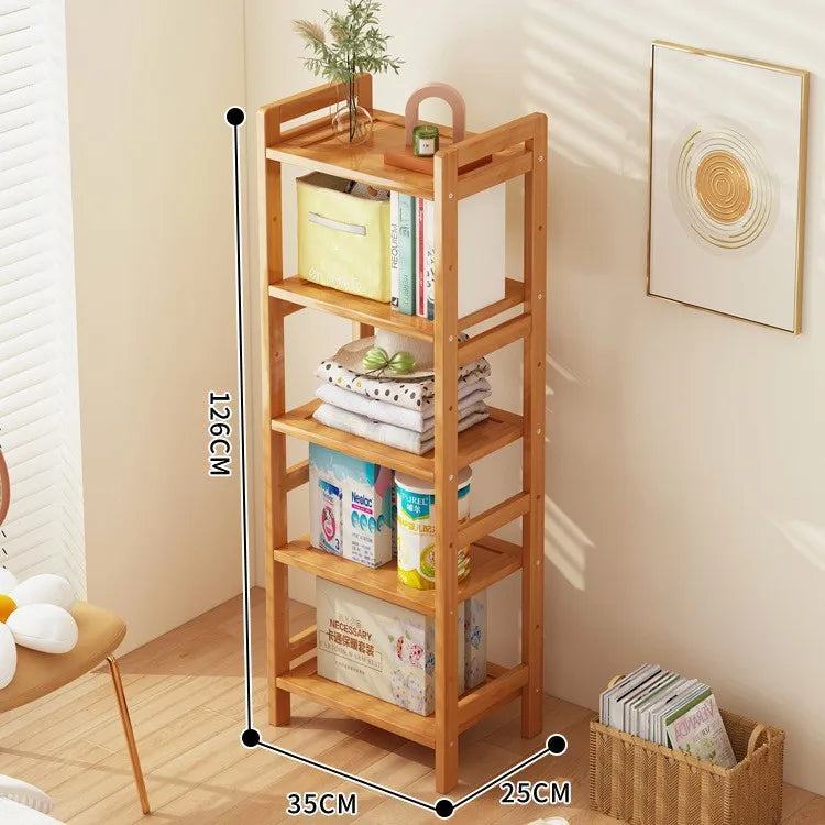 Kitchen Shelf, Floor Standing Multi-Shelves, Use to Store Kitchen Equipment, Food items