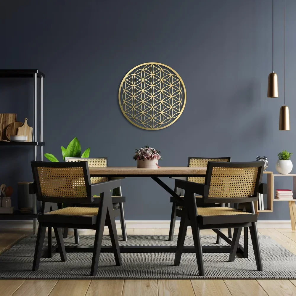 Flower Of Life Metal Wall Art