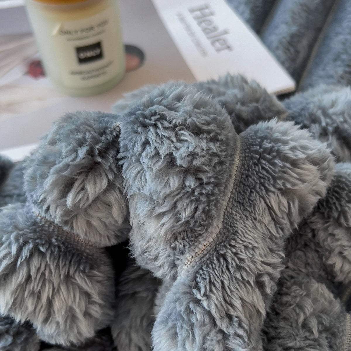 Solid Color Thick Wide Striped Blanket, Use As a Sofa Throw, or Bed Blanket