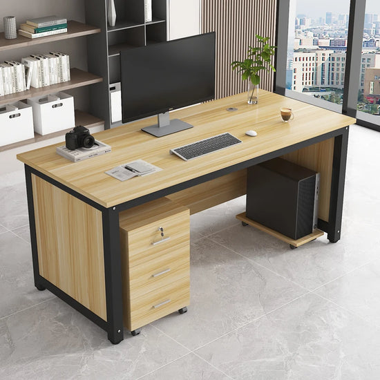 Simple Modern Office  Desk Suitable for Office, Home, Different styles and Colors