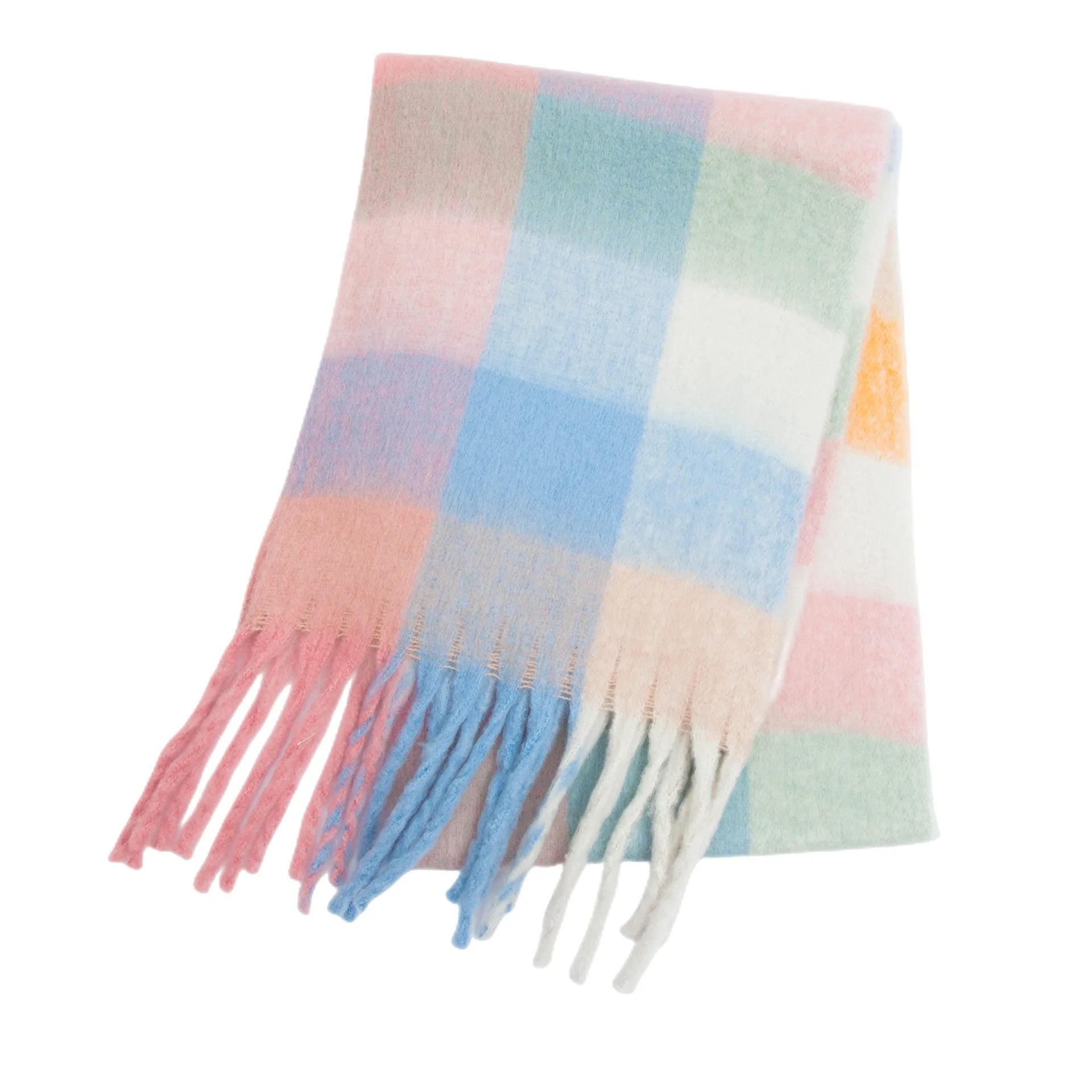 2025 Winter Thick Warm Scarf , Plaids different colors