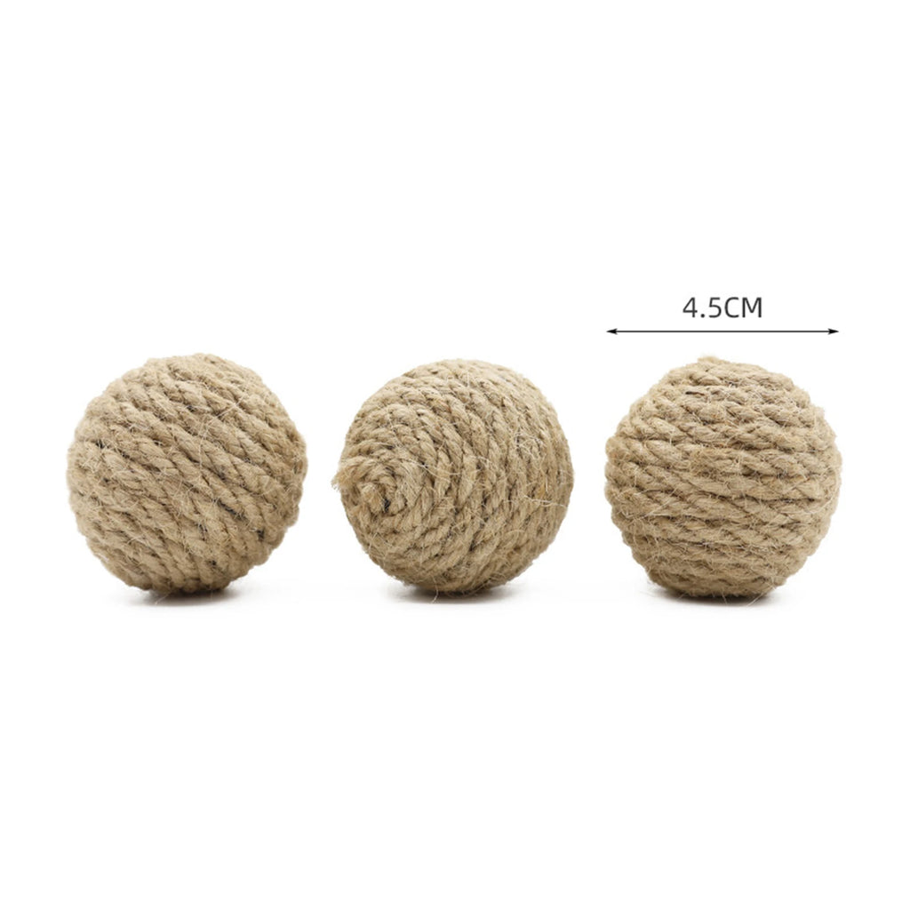 Hemp Rope Interactive Rolling Ball toy