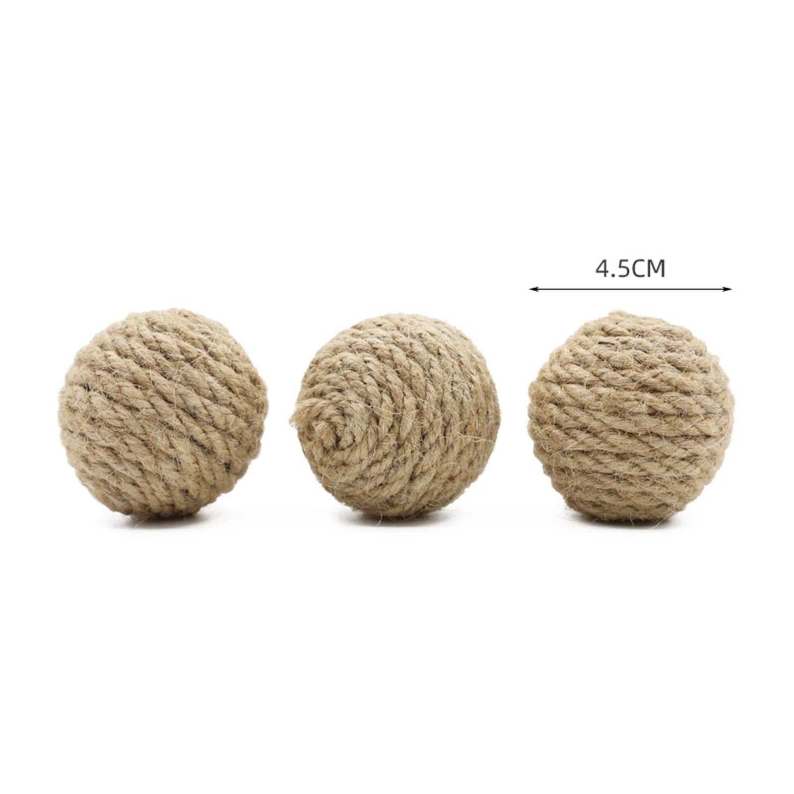 Hemp Rope Interactive Rolling Ball toy