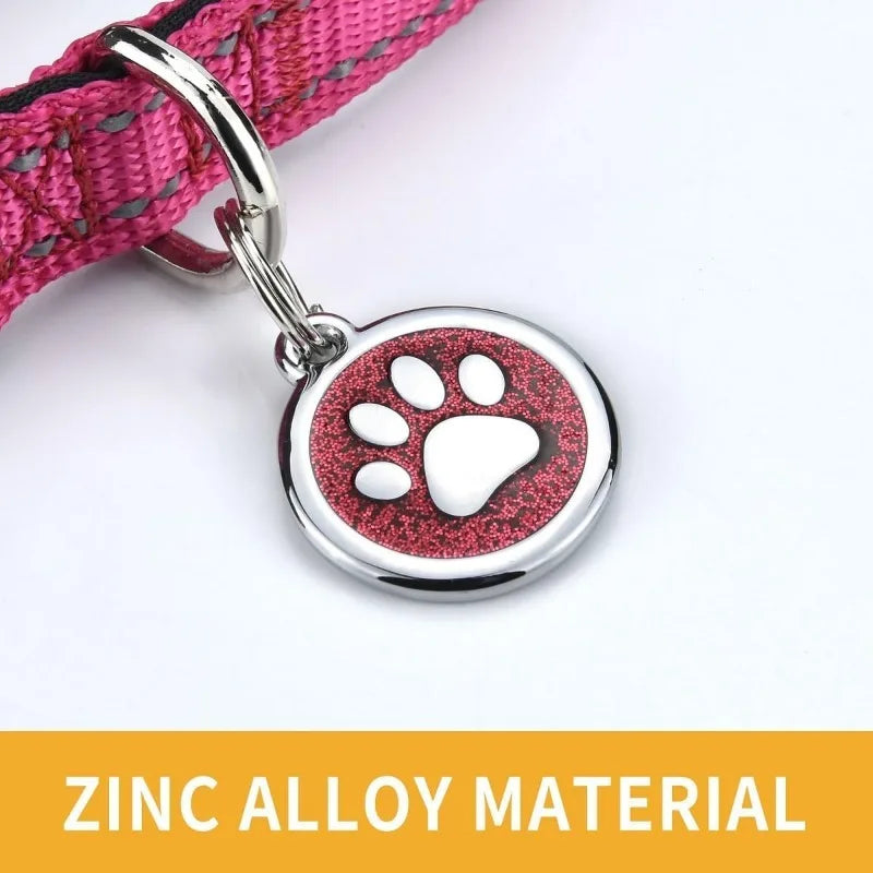 Pet ID Tag Free Engraving Personalized For Dogs and Cats