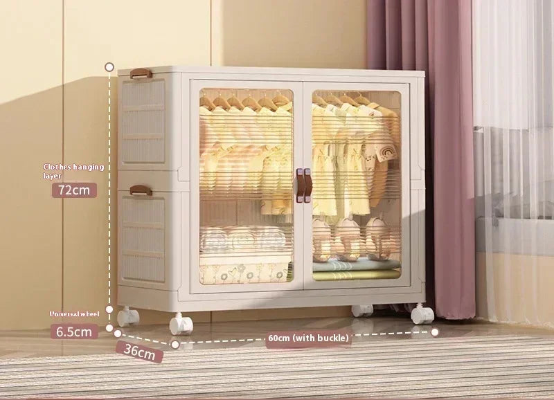 Baby's Bedroom Closets Wardrobe Transparent Stable