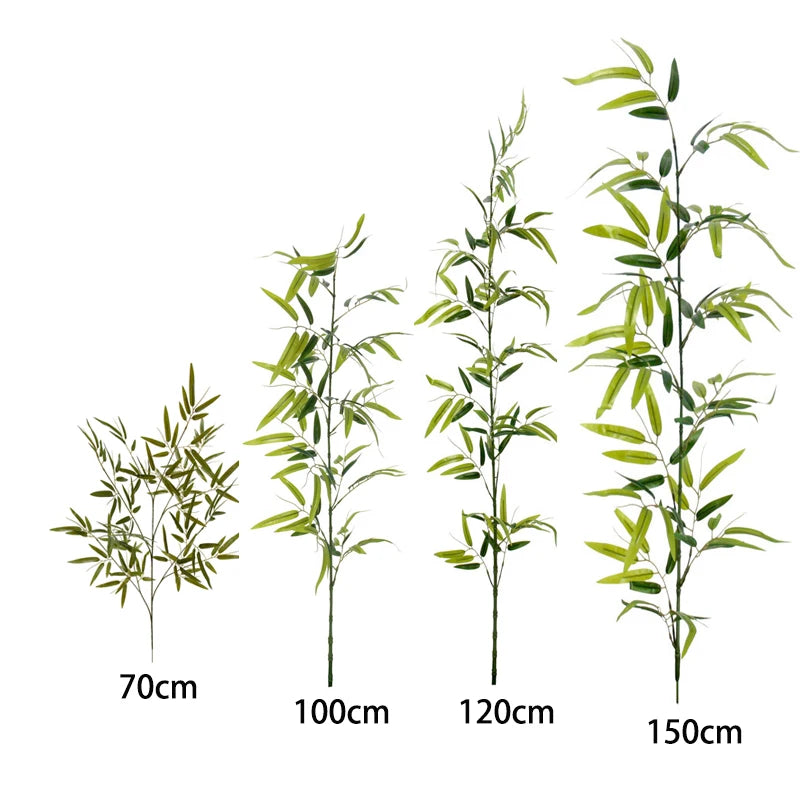 70-150cm Artificial palm tree, Tropical plants, plastic bamboo leaves, Bamboo tree, Foliage for home and Garden Decor