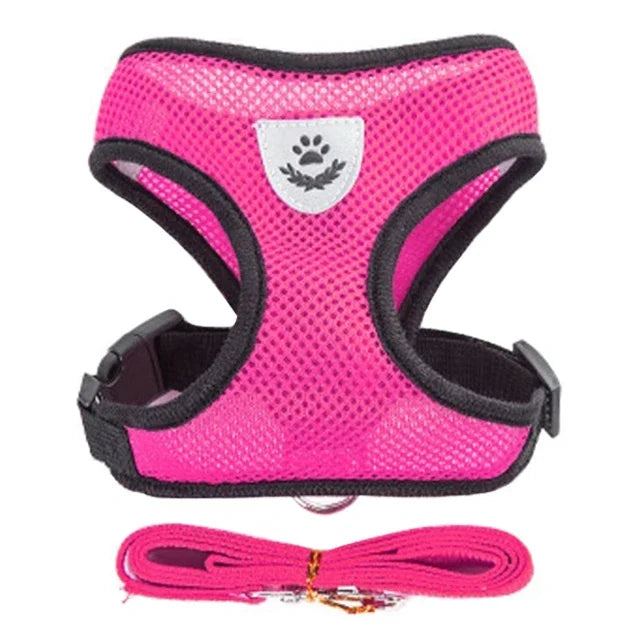 Cat Harness Vest Adjustable Mesh Harness For Cats and Small Dogs